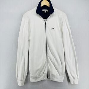 CUFFYS OF CAPE COD Sweatshirt Mens S West Dennis Massachusetts Full Zip White